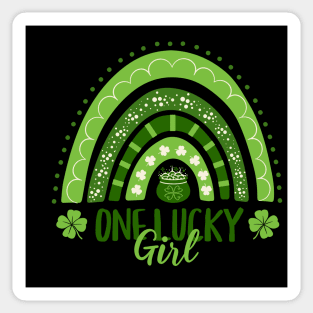 One Lucky Girl Sticker